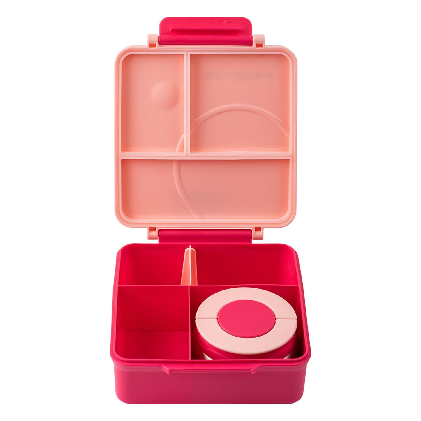 Bento Lunch Box with Insulated Food Jar – Pink & Blue
