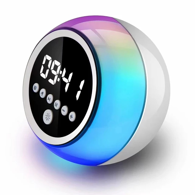 3-in-1 Clock Bluetooth Speaker Night Light