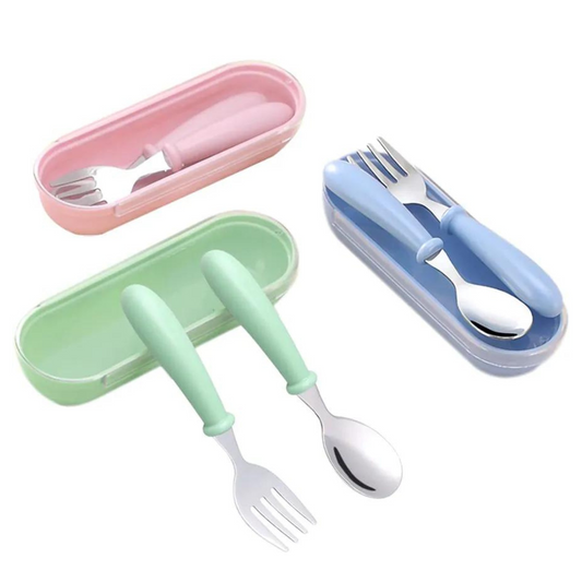 Toddler Spoon & Fork Set -SS304-