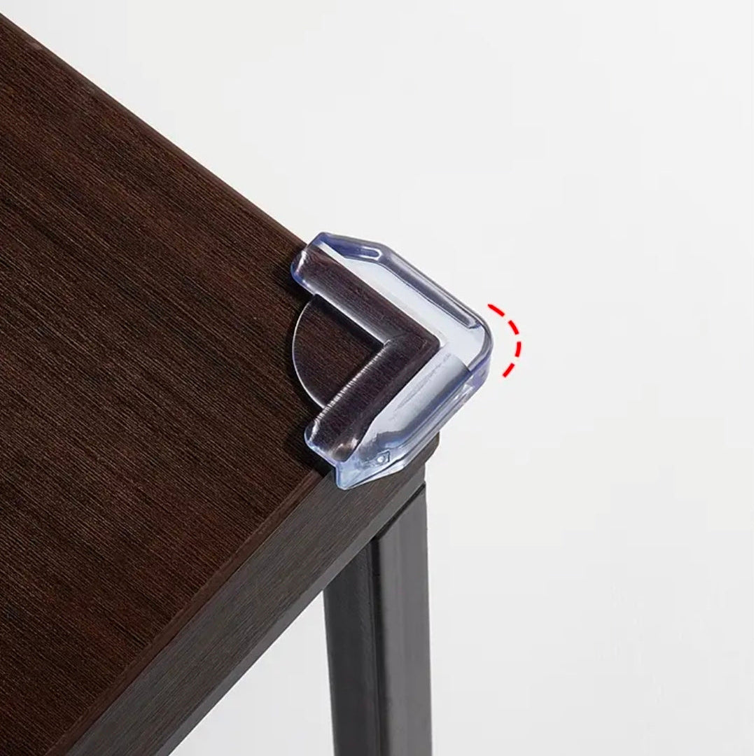 Premium Transparent Baby Proofing Corner Guards | Soft PVC Furniture Edge Protectors