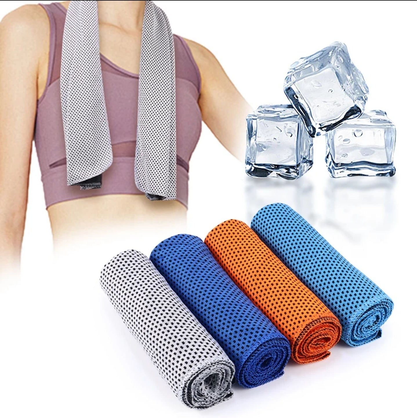 Cooling Pocket Towel with Silicone Case – Quick Dry, Microfiber, Compact & Reusable