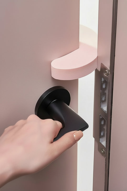 2-Piece Baby Safety Foam Door Stopper | Soft Finger Pinch Guard Set