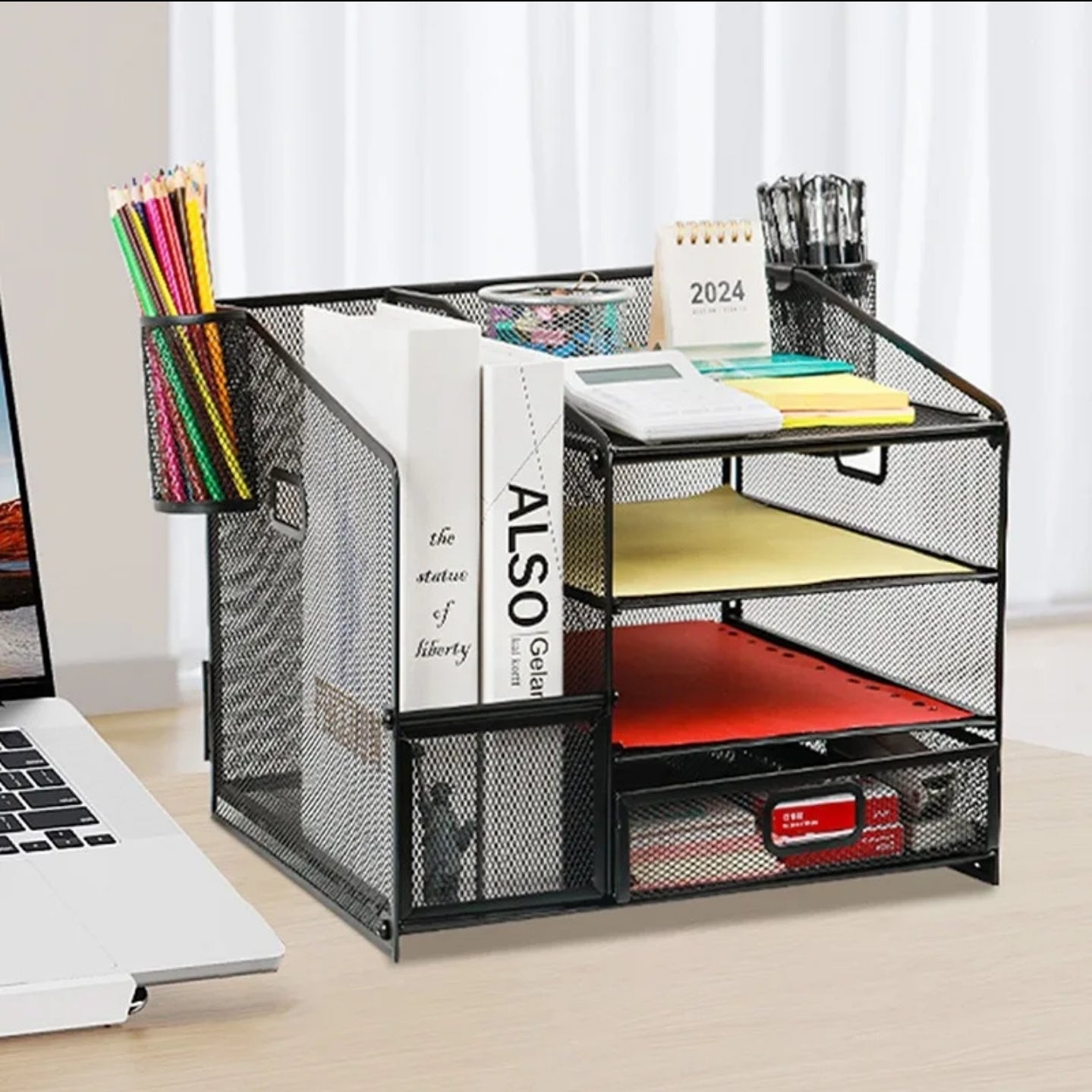 DeskNest Organizer Tower