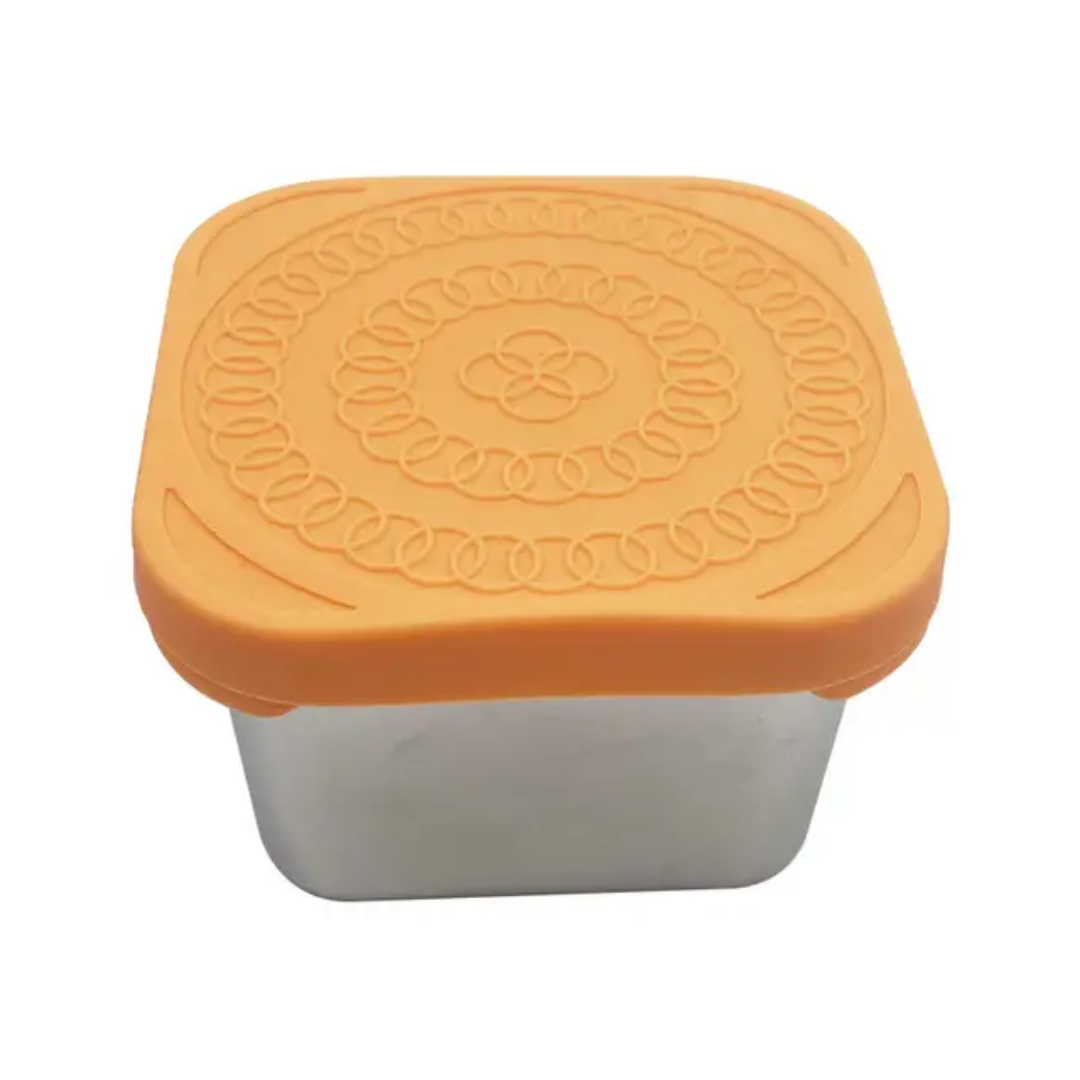 Stainless Steel Snack Containers - Leak Proof- Set (60ml + 180ml)